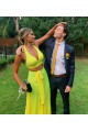 Long Yellow Two Pieces Prom Dress Formal Evening Gowns 901467 Long Yellow Two Pieces Prom Dress Formal Evening Gowns 901467
