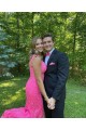 Long Pink Lace Prom Dress Formal Evening Gowns 901473 Long Pink Lace Prom Dress Formal Evening Gowns 901473