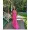 Long Pink Lace Prom Dress Formal Evening Gowns 901473