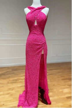 Long Sequin Prom Dress Formal Evening Gowns 901483