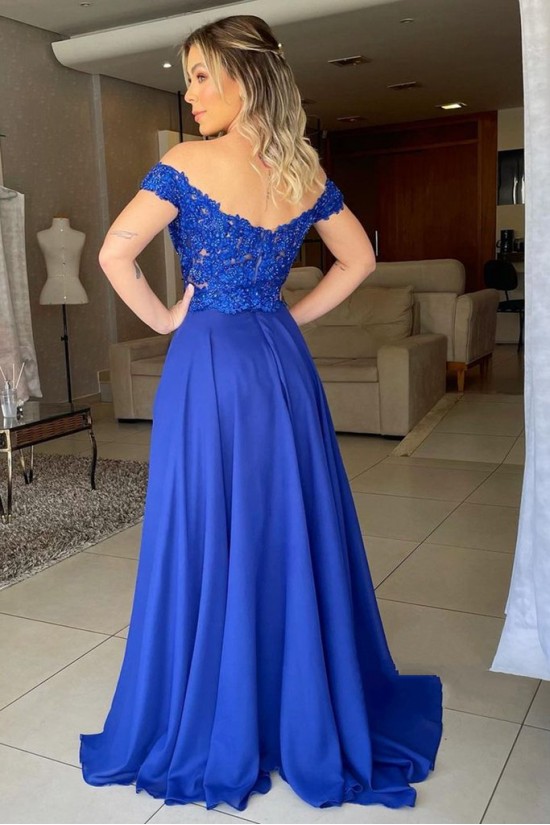 Long Royal Blue Lace Prom Dress Formal Evening Gowns 901486 Long Royal Blue Lace Prom Dress Formal Evening Gowns 901486
