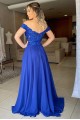 Long Royal Blue Lace Prom Dress Formal Evening Gowns 901486 Long Royal Blue Lace Prom Dress Formal Evening Gowns 901486