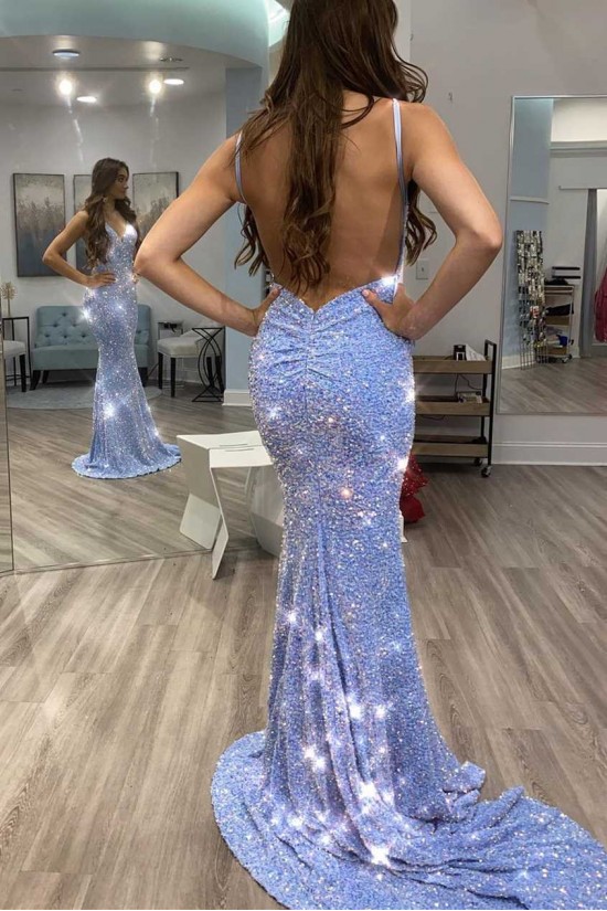 Long Sequin V Neck Prom Dress Formal Evening Gowns 901489 Long Sequin V Neck Prom Dress Formal Evening Gowns 901489