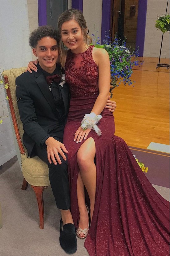 Mermaid Beaded Lace Long Prom Dress Formal Evening Gowns 901498 Mermaid Beaded Lace Long Prom Dress Formal Evening Gowns 901498