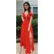 Long Chiffon Off the Shoulder Red Prom Dress Formal Evening Gowns 901516