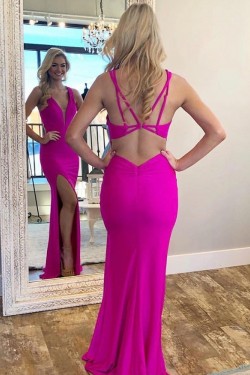 Elegant Mermaid Long Prom Dress Formal Evening Gowns 901517