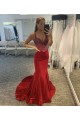 Long Red Mermaid Beaded Prom Dress Formal Evening Gowns 901526 Long Red Mermaid Beaded Prom Dress Formal Evening Gowns 901526