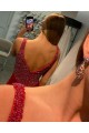 Long Red Mermaid Beaded Prom Dress Formal Evening Gowns 901526 Long Red Mermaid Beaded Prom Dress Formal Evening Gowns 901526