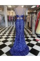 Affordable Mermaid Sequin Two Pieces Prom Dress Formal Evening Gowns 901527