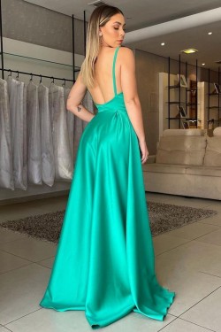 Simple Long Prom Dresses Formal Evening Gowns 901534
