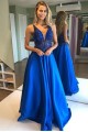 Long Royal Blue Beaded Prom Dresses Formal Evening Gowns 901535 Long Royal Blue Beaded Prom Dresses Formal Evening Gowns 901535