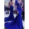 Long Royal Blue Mermaid Lace Prom Dresses Formal Evening Gowns 901543