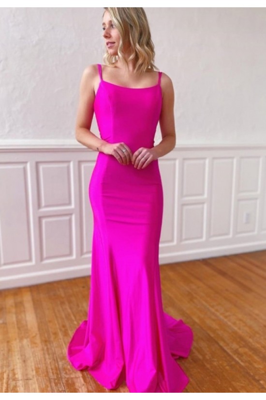 Mermaid Spaghetti Straps Long Prom Dresses Formal Evening Gowns 901550 Mermaid Spaghetti Straps Long Prom Dresses Formal Evening Gowns 901550