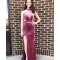 Elegant High Neck Long Prom Dresses Formal Evening Gowns 901551