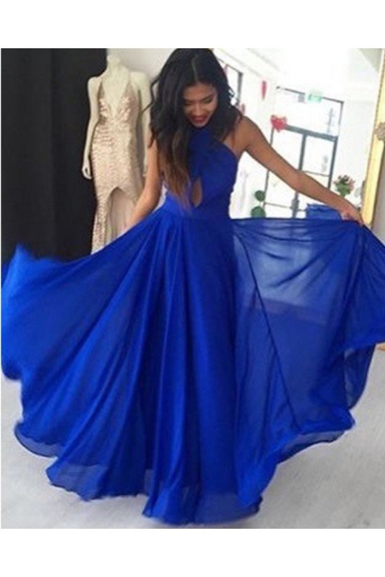 Long Royal Blue Chiffon Prom Dresses Formal Evening Gowns 901560 Long Royal Blue Chiffon Prom Dresses Formal Evening Gowns 901560