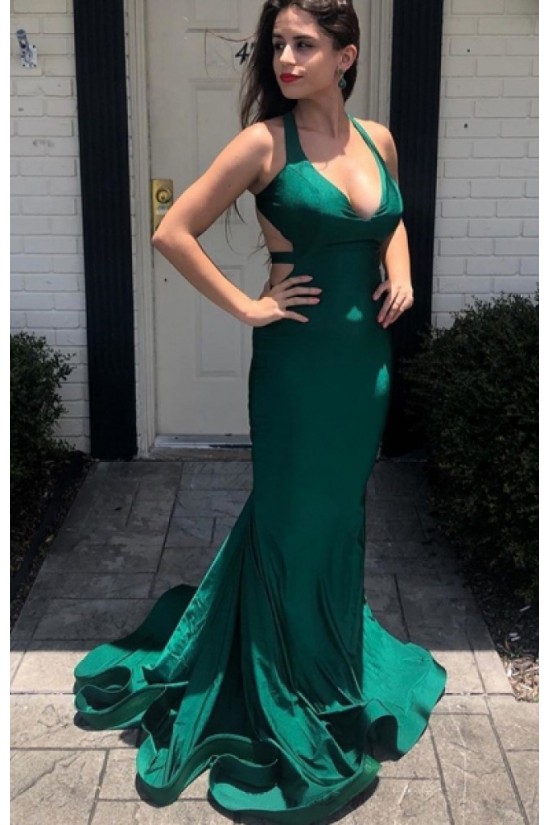 Long Green Mermaid Prom Dresses Formal Evening Gowns 901566 Long Green Mermaid Prom Dresses Formal Evening Gowns 901566