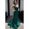 Long Green Mermaid Prom Dresses Formal Evening Gowns 901566