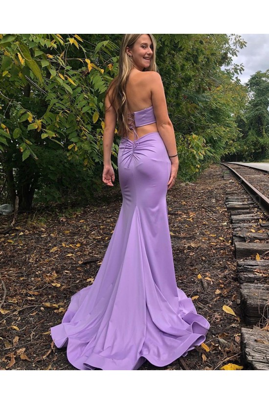 Long Strapless Mermaid Lilac Prom Dresses Formal Evening Gowns 901571 Long Strapless Mermaid Lilac Prom Dresses Formal Evening Gowns 901571