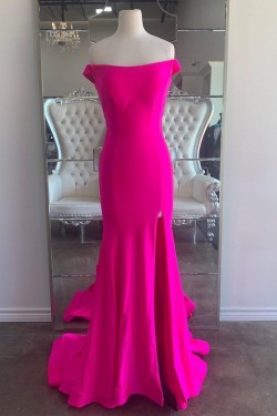 Mermaid Off the Shoulder Long Prom Dresses Formal Evening Gowns 901580