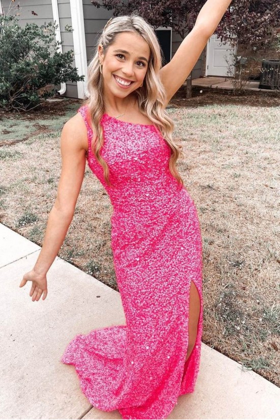 Long One Shoulder Sequin Prom Dresses Formal Evening Gowns 901586 Long One Shoulder Sequin Prom Dresses Formal Evening Gowns 901586