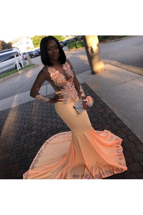 Long Mermaid Lace Prom Dresses Formal Evening Gowns 901593 Long Mermaid Lace Prom Dresses Formal Evening Gowns 901593