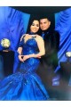 Long Royal Blue Mermaid Beaded Lace Prom Dresses Formal Evening Gowns 901594 Long Royal Blue Mermaid Beaded Lace Prom Dresses Formal Evening Gowns 901594