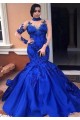 Long Royal Blue Mermaid Beaded Lace Prom Dresses Formal Evening Gowns 901594 Long Royal Blue Mermaid Beaded Lace Prom Dresses Formal Evening Gowns 901594