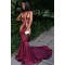 Long Mermaid Gold Lace Prom Dresses Formal Evening Gowns 901596