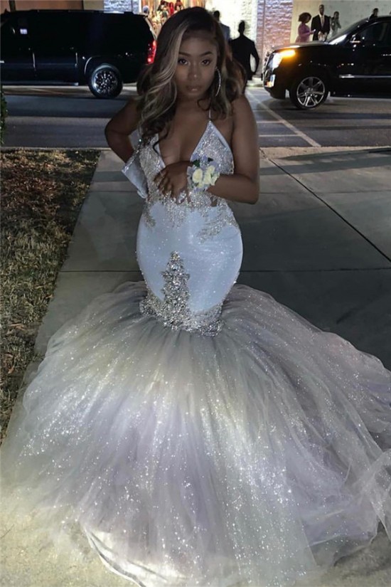 Long White Mermaid Sparkle Lace Prom Dresses Formal Evening Gowns 901599 Long White Mermaid Sparkle Lace Prom Dresses Formal Evening Gowns 901599