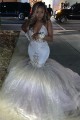 Long White Mermaid Sparkle Lace Prom Dresses Formal Evening Gowns 901599 Long White Mermaid Sparkle Lace Prom Dresses Formal Evening Gowns 901599