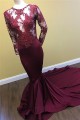 Long Grape Purple Beaded Lace Mermaid Prom Dresses Formal Evening Gowns 901602 Long Grape Purple Beaded Lace Mermaid Prom Dresses Formal Evening Gowns 901602