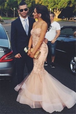 Long Mermaid Sweetheart Lace Prom Dresses Formal Evening Gowns 901607