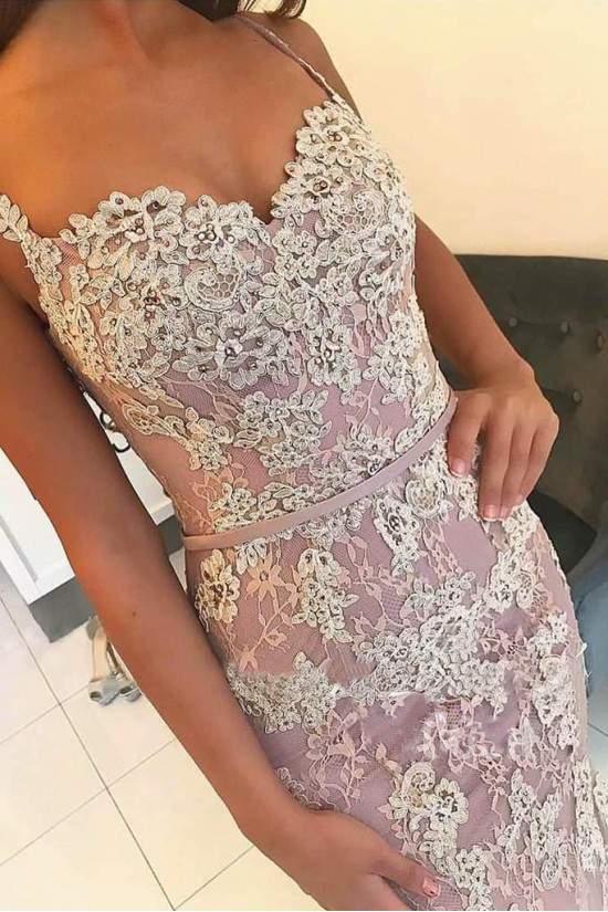 Mermaid Spaghetti Straps Long Lace Beaded Prom Dresses Formal Evening Gowns 901608 Mermaid Spaghetti Straps Long Lace Beaded Prom Dresses Formal Evening Gowns 901608