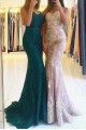 Mermaid Spaghetti Straps Long Lace Beaded Prom Dresses Formal Evening Gowns 901608 Mermaid Spaghetti Straps Long Lace Beaded Prom Dresses Formal Evening Gowns 901608