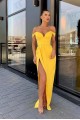 Long Yellow Sheath Off the Shoulder Prom Dresses Formal Evening Gowns 901618 Long Yellow Sheath Off the Shoulder Prom Dresses Formal Evening Gowns 901618