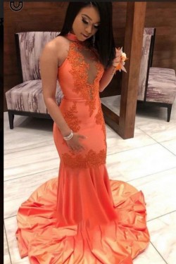 Long Mermaid Lace Prom Dresses Formal Evening Gowns 901625