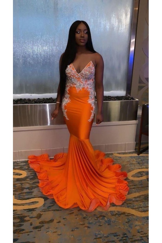 Mermaid Beaded Lace Prom Dresses Formal Evening Gowns 901626 Mermaid Beaded Lace Prom Dresses Formal Evening Gowns 901626
