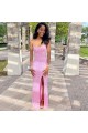 Long Pink Sequin Prom Dresses Formal Evening Gowns 901632