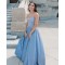 A-Line Beaded Lace Long Prom Dresses Formal Evening Gowns 901640