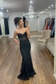 Elegant Sheath Sweetheart Lace Prom Dresses Formal Evening Gowns 901641