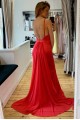 Long Red Mermaid Prom Dresses Formal Evening Gowns 901645