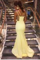 Long Yellow Mermaid Beaded Prom Dresses Formal Evening Gowns 901646 Long Yellow Mermaid Beaded Prom Dresses Formal Evening Gowns 901646