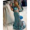 Mermaid Sparkle Two Pieces Prom Dresses Formal Evening Gowns 901648