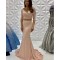 Long Mermaid Two Pieces Beaded Prom Dresses Formal Evening Gowns 901649