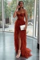Asymmetrical Sweetheart Lace and Tulle Prom Dresses Formal Evening Gowns 901655