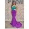 Long Mermaid One Shoulder Prom Dresses Formal Evening Gowns 901658