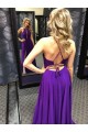 Long Purple Chiffon Prom Dresses Formal Evening Gowns 901665 Long Purple Chiffon Prom Dresses Formal Evening Gowns 901665