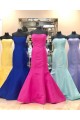 Long Yellow Mermaid Strapless Prom Dresses Formal Evening Gowns 901675