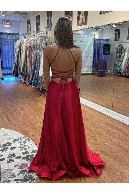 Long Red V Neck Prom Dresses Formal Evening Gowns 901678 Long Red V Neck Prom Dresses Formal Evening Gowns 901678