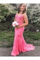 Elegant Mermaid Sweetheart Lace Prom Dresses Formal Evening Gowns 901679